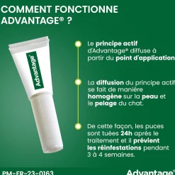 Advantage 80, pour chat, 4 pipettes de 0.8 ml