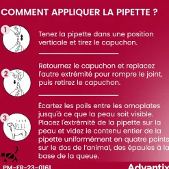 Advantix, chien 10/25 kg, 4 pipettes de 2.5 ml