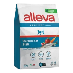 Alleva Equilibrium chat poisson stérilisé 1.5 kg