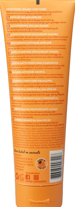 Après Shampoing Ditch the Dirt, désodorisant parfum ORANGE, 250 ml - Pet Head