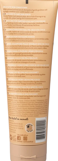 Après Shampoing Sensitive Soul, désodorisant parfum NOIX COCO, 250 ml - PET HEAD
