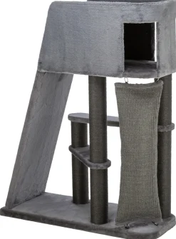 Arbre à chat Activ, gris avec rampe d'escalade, 122 cm