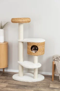 Arbre à chat Banana Leaf Albea 143 cm, crème