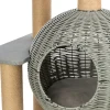 Arbre à chat dextérieur Amalia, grand 143 cm, gris