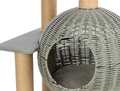 Arbre à chat dextérieur Amalia, grand 143 cm, gris