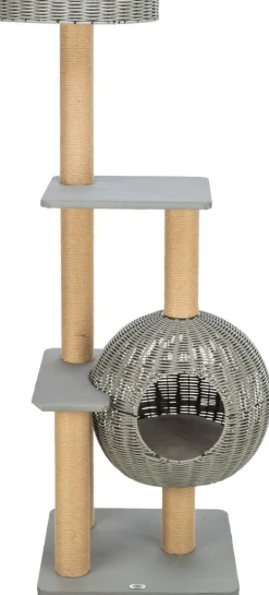 Arbre à chat dextérieur Amalia, grand 143 cm, gris
