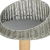 Arbre à chat dextérieur Amalia, petit 88 cm, gris