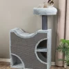 Arbre à chat Ferro 122 cm, gris