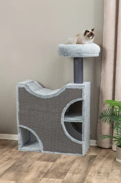Arbre à chat Ferro 122 cm, gris