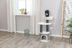 Arbre à chat Marco, 85 cm, blanc,beige