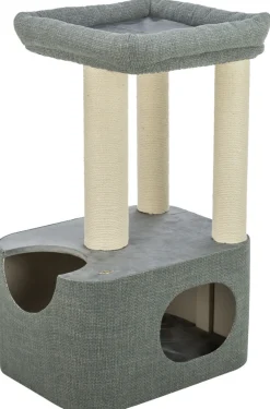 Arbre à chat Viviana, carré, 86 cm, bleu,gris