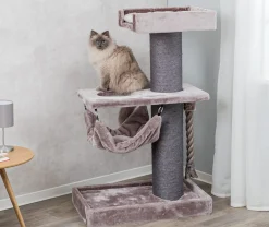 Arbre à chat XXL Ramon, 133 cm, cappuccino