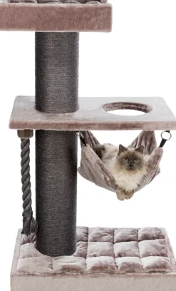 Arbre à chat XXL Ramon, 133 cm, cappuccino