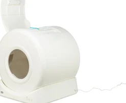 Bac à litière auto-nettoyant Black Edition, en plastique 51 × 56 × 54