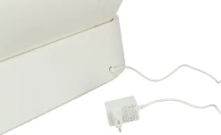 Bac à litière auto-nettoyant, en plastique 51 × 56 × 54 cm, blanc