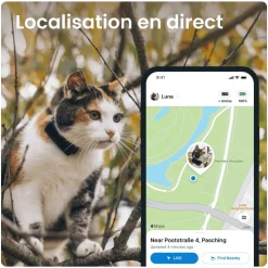 Balise GPS Tractive CAT MINI - bleu nuit