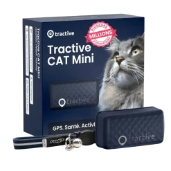 Balise GPS Tractive CAT MINI - bleu nuit