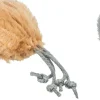 Balle avec fils, en peluche, catnip, 4 cm, divers
