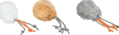 Balle avec fils, en peluche, catnip, 4 cm, divers