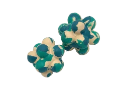 Balle bleue en caoutchouc naturel Beta, bleu, M 7 cm