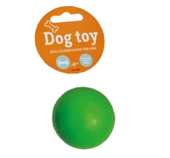 Balle caoutchouc dur 6 cm