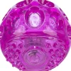 Balle clignotante, silencieuse, flottante, en TPR, 6 cm, rose