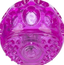 Balle clignotante, silencieuse, flottante, en TPR, 6 cm, rose