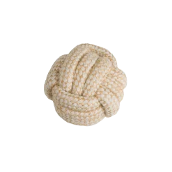 Balle coton recyclé et jute, 7 cm