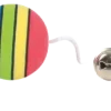 Balles arc en ciel sur bande élastique
