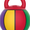 Ballon de basket multicolor, rebondissant avec poignée