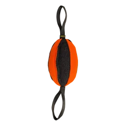 Ballon de rugby mordant, 2 poignées