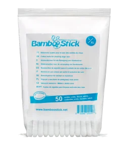 BambooStick - coton tige pour chien, sachet de 50 pcs