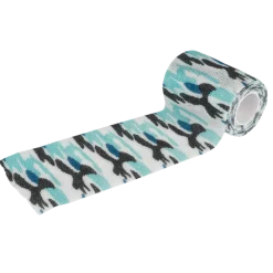 Bandage autocollant bleu camouflage