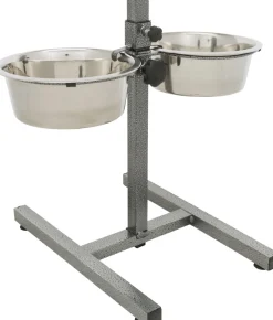Bar pour chiens, en acier inoxydable/métal, 2 × 1,8 l/ 21 cm