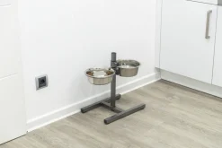 Bar pour chiens, en acier inoxydable/métal, 2 × 1,8 l/ 21 cm