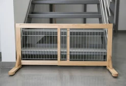 Barrière de porte / escalier, en bois, hauteur 50 cm