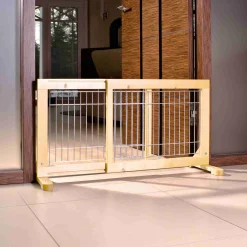 Barrière de porte / escalier, en bois, hauteur 50 cm