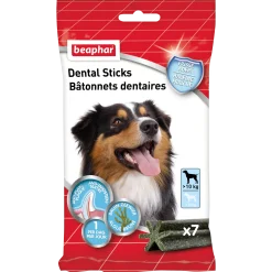 Batonnets dentaires chien de plus de 10 kg (7 batonnets)
