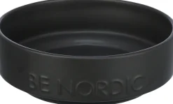 BE NORDIC gamelle, en céramique/caoutchouc, 0,5 l/ 16 cm, noir