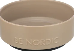 BE NORDIC gamelle, en céramique/caoutchouc, 1,2 l/ 18 cm, taupe