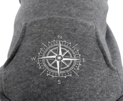 BE NORDIC Sweat à capuche Flensburg, XXS: 24 cm, gris