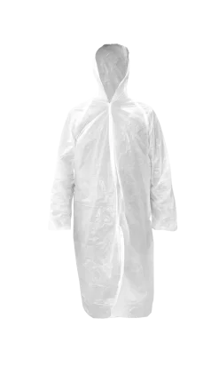 Blouse de visiteur avec capuche (à l'unité)