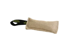 Boudin pouic couineur 1 poignée, toile Jute P/A