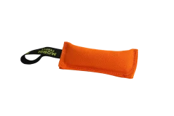 Boudin pouic couineur 1 poignée, toile Signature Orange