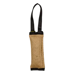 Boudin toile de jute, 1 poignée, 20 cm x diam 7 cm