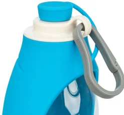 Bouteille avec écuelle pour boire