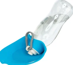 Bouteille avec écuelle pour boire