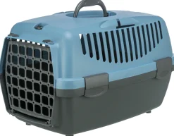Box de transport Capri 1 XS: 32 × 31 × 48 cm, gris foncé/vert pastel