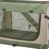 Box pour chien Comfy S: 47,5 × 44,5 × 70 cm, vert olive/beige