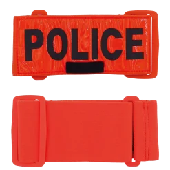 Brassard fluo orange police